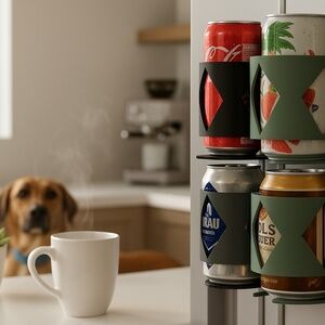 Magnetic Can & Tin Holder | 3D Printed Garage, Fridge, Workshop Organizer Gift